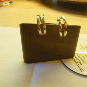 Kendra Scott gold tone hoop earrings